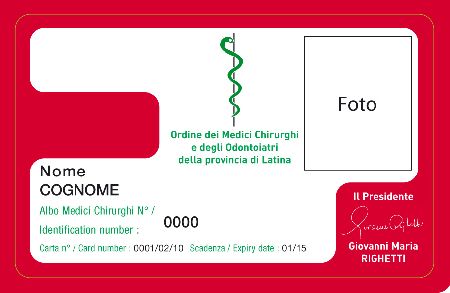 Fronte card medici